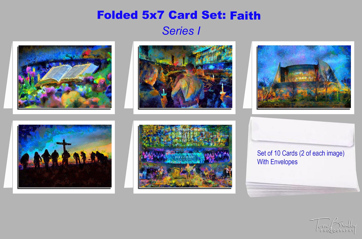 (10) Greeting Cards - Faith 